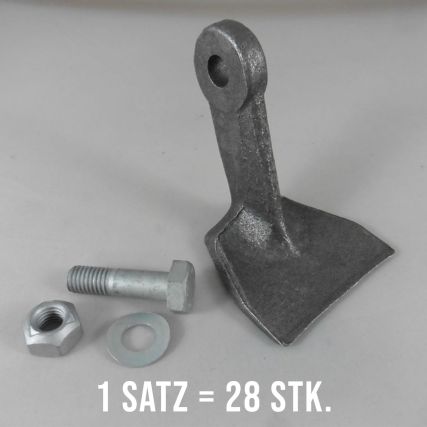 Hammerschlegel für AS Motor Messersatz (28Stk.) für AS 1040 YAK 1000 OVIS